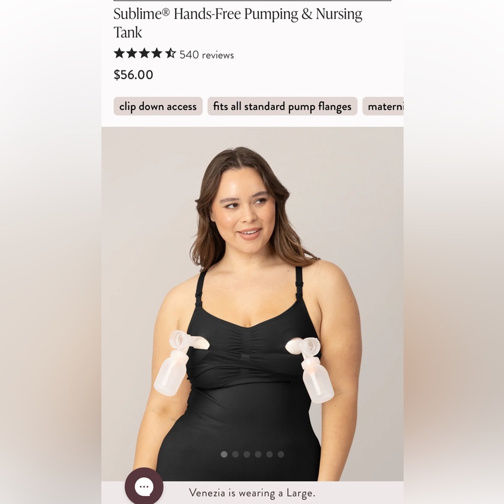 Kindred Bravely Sublime Pumping & Nursing Tank Medium Busty